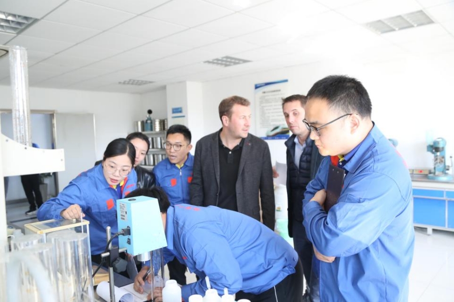 The staff conducted a demonstration